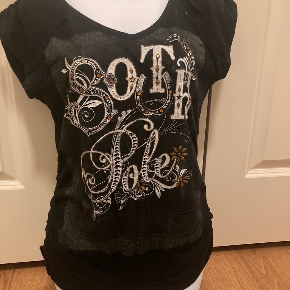 South Pole bling short sleeve top